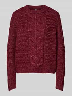 Pieces Regular fit gebreide pullover met wol modell 'NINA'