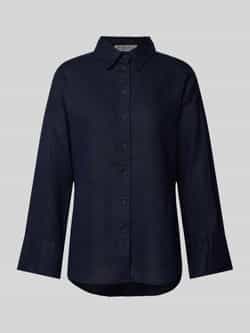 Christian Berg Woman Relaxed fit linnen blouse met overhemdkraag