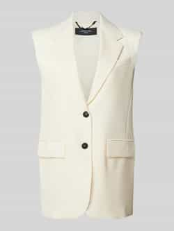 Max Mara Weekend Stijlvolle Vest met Reverskraag White Dames