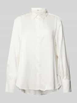 BRAX Overhemdblouse van pure viscose met labeldetail model 'VIC'