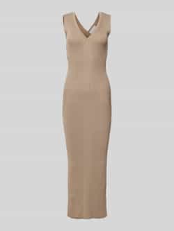 Guess Elegante Beige Katoenen Jurk voor Vrouwen Beige Dames