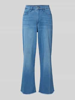 MAC Wijde Pijp Jeans Storm Blauw Wassen Blue Dames