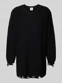 Carlo colucci Gebreide pullover in destroyed-look