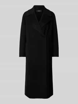 Weekend Max Mara Lange jas van scheerwol met tailleriem model 'MANU'
