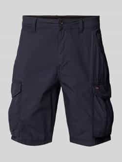 Napapijri Loose fit korte cargobroek met logostitching model 'NOTO 2.0'