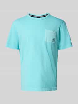 Lerros T-shirt met geborduurd logo