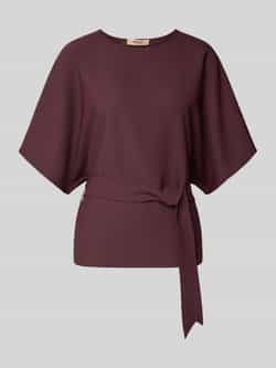 MOS MOSH Blouseshirt met strikceintuur model 'Rikala Miley'