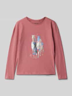 BLUE SEVEN Shirt met lange mouwen en motiefprint