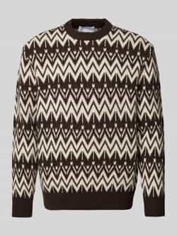 Selected Homme Gebreide pullover met ribboorden model 'PINE'