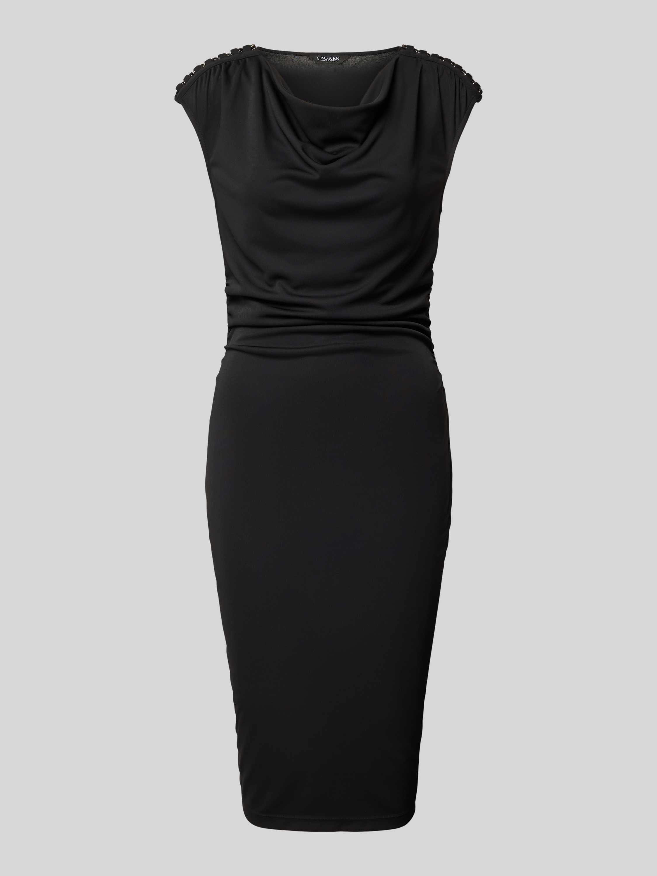 Lauren Ralph Lauren Midi-jurk met cascadehals model 'RECHLEE'