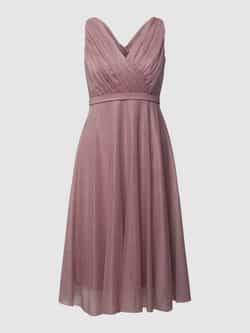 TROYDEN COLLECTION Cocktailjurk met taillepas
