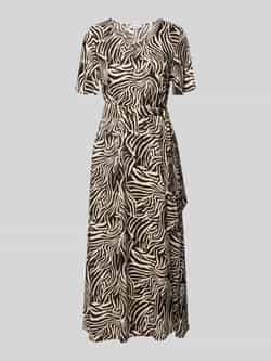 MORE & MORE Midi-jurk met ronde hals