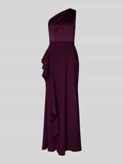 Adrianna Papell Avondjurk in one shoulder-look met volants