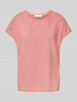 ARMEDANGELS T-shirt met geribde ronde hals model 'ONELIAA'