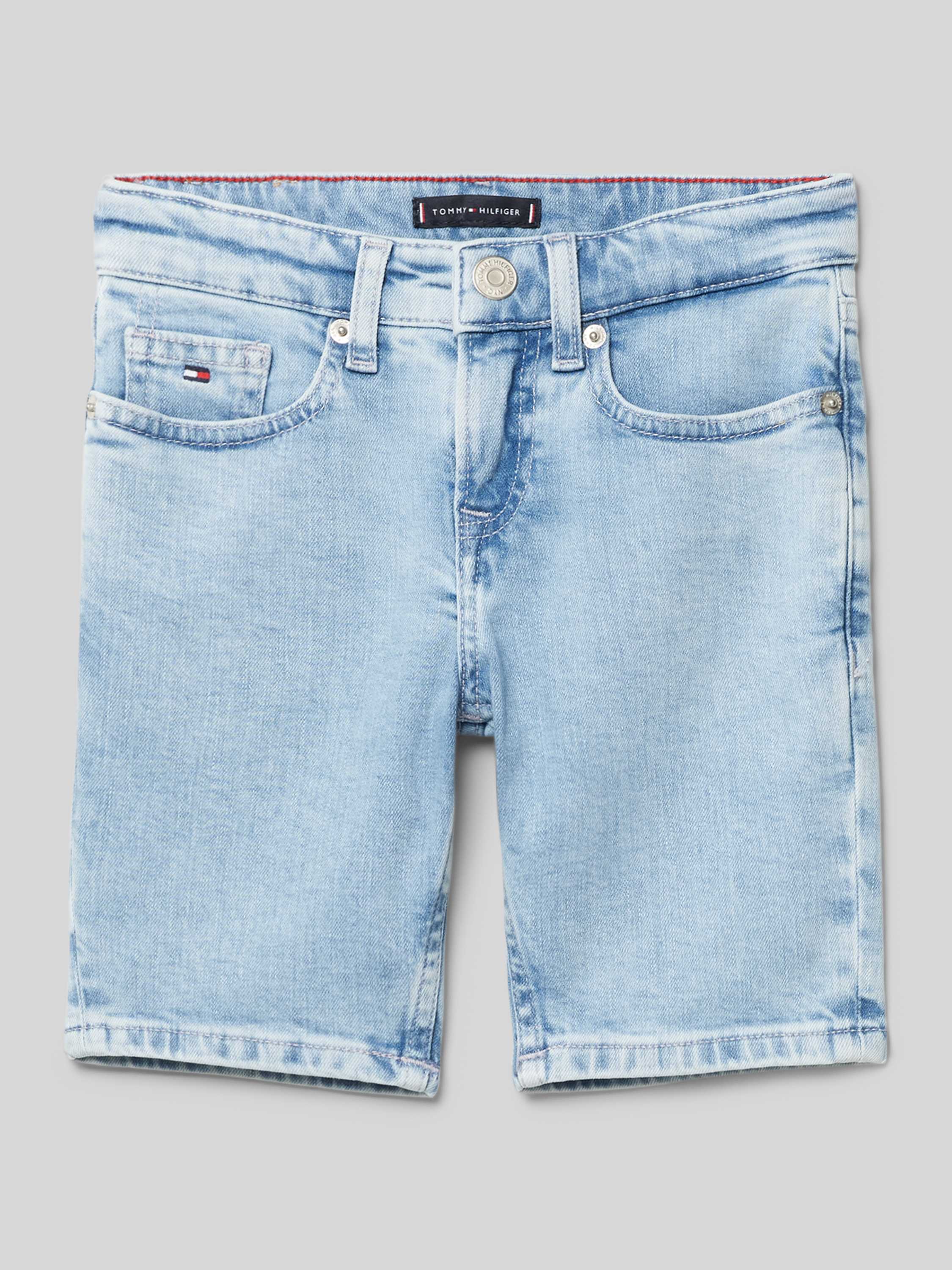 Tommy Hilfiger Kids Korte jeans met labeldetails
