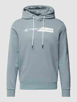 Tom Tailor Hoodie met labelprint