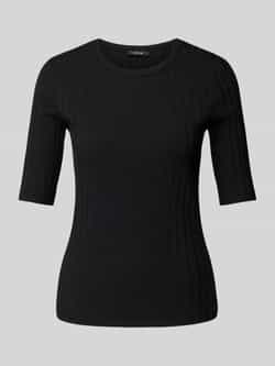 Opus T-shirt in riblook model 'Savka'