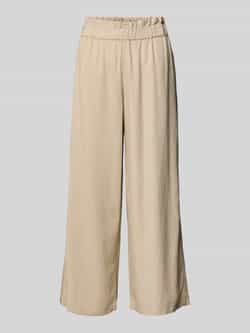 Only Loose fit culotte van een mix van viscose en linnen model 'SOLVI-CARO'