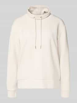 Christian Berg Woman Regular fit sweatshirt met statement in reliëf