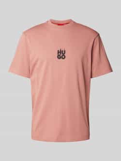 HUGO T-shirt met labelprint model 'Dalsar'