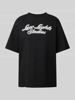 Low Lights Studios T-shirt met labelstitching model 'SHUTTER'