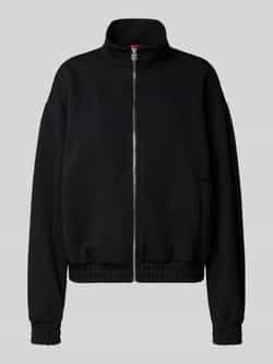 HUGO Regular fit sweatjack met structuurmotief model 'DARGIE'