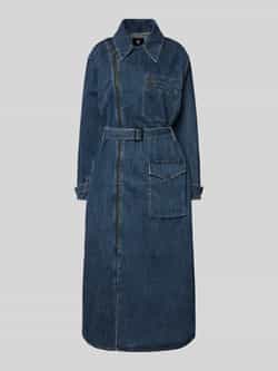 G-Star Raw Trenchcoat in denimlook met riem