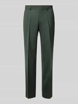 Boss Regular fit pantalon met persplooien model 'Leon'