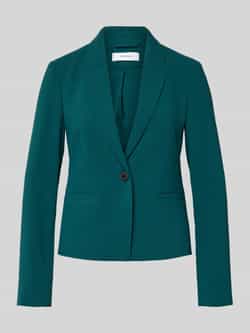 Comma Slim fit blazer met paspelzakken