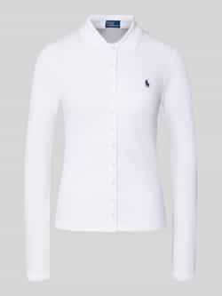 Polo Ralph Lauren Slim fit poloshirt met labelstitching