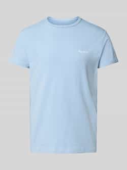 Pepe Jeans Slim fit T-shirt van katoenmix
