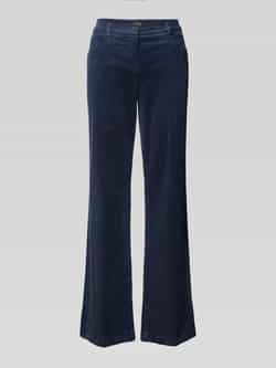 TONI Flared corduroy broek met persplooien model 'Jolie'