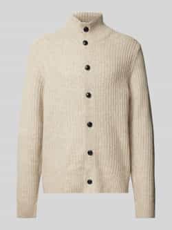 Jack & Jones Premium Gebreid jack met opstaande kraag model 'HOWELL'