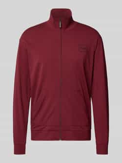 HUGO Regular fit sweatjack van katoenmix model 'LAZE'