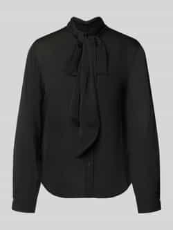 HUGO Loose fit blouse met lange mouwen van pure viscose model 'EKARMA'
