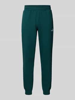 PUMA PERFORMANCE Sweatpants met labelstitching en elastische band