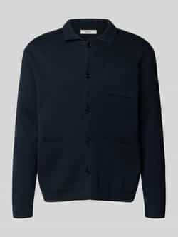 Selected Homme Relaxed fit gebreid jack van katoenmix model 'MIKE'