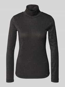 Marc Cain Shirt met lange mouwen en opstaande kraag