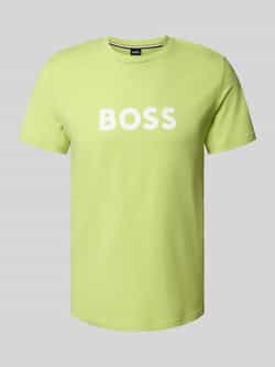Boss T-shirt met labelprint