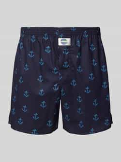 Deal Boxershort met all-over motief model 'Anker'