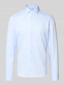 Seidensticker Slim fit zakelijk overhemd van katoen met kentkraag