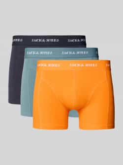 Jack & jones Boxershort van katoenmix in een set van 3 stuks model 'Miles'