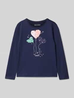 BLUE SEVEN Shirt met lange mouwen en motiefprint