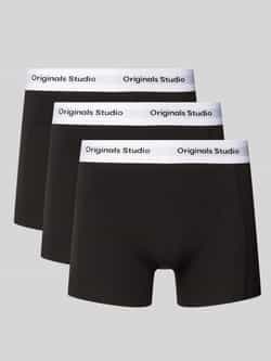 Jack & jones Boxershort met elastische band met label in een set van 3 stuks model 'VESTERBRO'