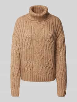 Christian Berg Woman Gebreide pullover met kabelpatroon