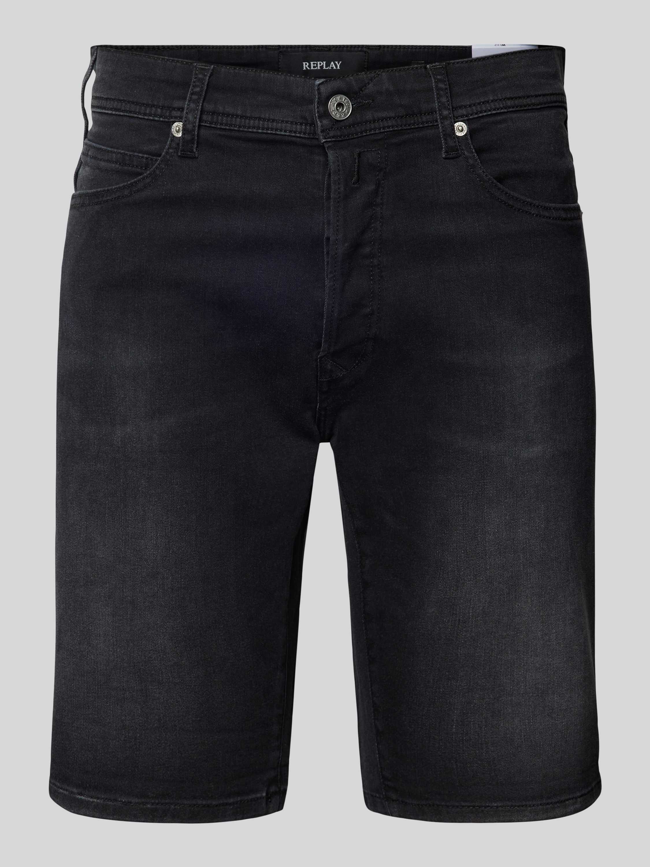 Replay Korte jeans met knoopsluiting model 'RBJ.901'