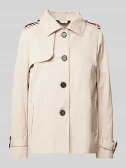 Christian Berg Woman Selection Trenchcoat met mouwtrensjes en steekzakken