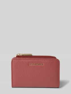 Coccinelle Portemonnee met labeldetail model 'METALLIC SOFT'