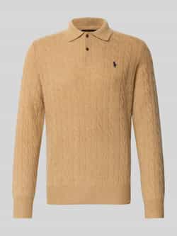 Polo Ralph Lauren Regular fit gebreide pullover van een mix van wol en kasjmier