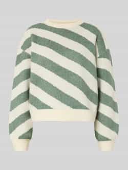 Vero Moda Regular fit gebreide pullover met extra brede schouders model 'LARA'